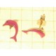 ORECCHINI BIMBA - Orecchini Donna Bimba Bambina Oro Giallo 18 kt Carati Ct 750 0,85 Gr Delfini