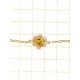 Bracciale Fiori Braccialetto Bimba Bambino Oro Giallo 18 Kt Carati Ct 750