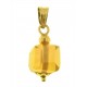 PENDENTE CUBO AMBRA  - 8 colori oro Giallo Donna 18 Kt Carati Ct 750 1,0Gr