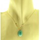 COLLANA TURCHESE BLU - Donna Oro Giallo 18 Kt Carati Ct 750