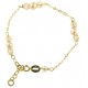 BRACCIALE BIMBA PERLE - Bimba Bambina Oro Giallo 18 kt Carati Ct 750 