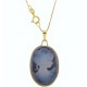 COLLANA CAMMEO - Donna Oro Giallo 18 Kt Carati Ct 750