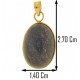 PENDENTE CABOCHON LAPIS - Donna Oro Giallo 18 Kt Carati Ct 750