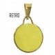 PENDENTE CABOCHON - Donna  Oro Giallo 18 Kt Carati Ct 750