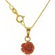 Ciondolo Pendente Orecchini Collana Catenina Oro Giallo 18 Kt 750