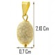 Ciondolo Pendente Donna Ragazza Oro Giallo 18 Kt Carati Ct 750 0,65 Gr