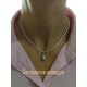 Ciondolo Pendente Donna Ragazza Oro Giallo 18 Kt Carati Ct 750 0,65 Gr