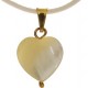 Collana Ciondolo Pendente Cuore Oro Giallo 18 Kt Carati Ct 750 1,2 Gr