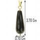 Ciondolo Pendente Onice Donna Oro Giallo 18 Kt Carati 750 2,30  Gr