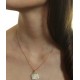 Collana Catenina Pendente Delfino Donna Giallo 18 kt Carati 750